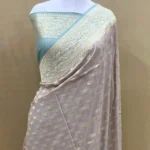 PURE BANARASI MOONGA SILK SAREE