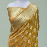 PURE KORA CRUSH TISSUE HANDLOOM BANARASI SAREE