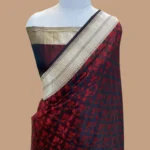 HANDWOVEN SATIN SILK BANARASI SAREE