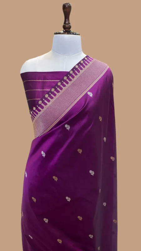 HANDWOVEN KATAAN SILK KADHUA BANARASI SAREE