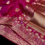 HANDWOVEN KATAAN SILK ALFI BANARASI SAREE