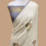 PURE MOONGA TUSSAR SILK HANDLOOM BANARASI SAREE