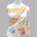 'KALAMKARI' PURE MOONGA COTTON SILK HANDLOOM BANARASI KALAMKARI SAREE