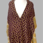 'COFFEE BROWN' PURE KHADDI GEORGETTE HANDLOOM BANARASI DUPATTA