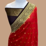 PURE MOONGA TUSSAR SILK HANDLOOM BANARASI SAREE