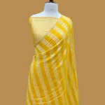 PURE BANARASI KHADDI MOONGA SILK SAREE