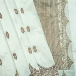 PURE BANARASI HANDWOVEN KADHUA RAW (MATKA TUSSAR) SILK SAREE