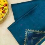 PURE BANARASI ORGANZA CHIKANKARI SAREE