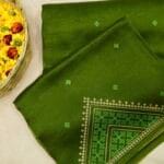 PURE BANARASI ORGANZA SILK CHIKANKARI SAREE