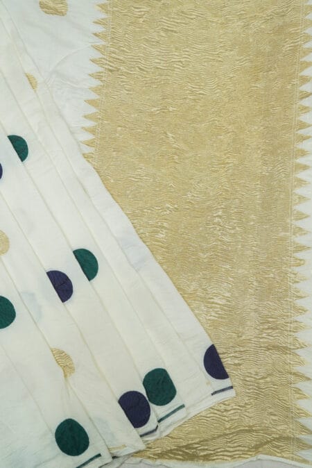 'IVORY' PURE MASHRU SILK BANARASI SAREE