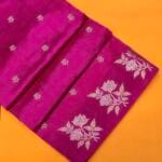 Pure mango silk handloom banarasi saree