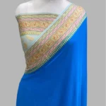 PURE KHADDI GEORGETTE HANDLOOM BANARASI SAREE