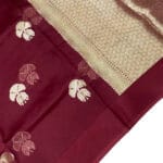 PURE KORA HANDLOOM BANARASI SAREE
