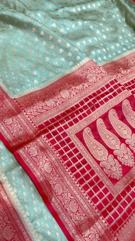 PURE TUSSAR SILK HANDLOOM BANARASI SAREE