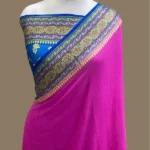 PURE KHADDI GEORGETTE HANDLOOM BANARASI SAREE