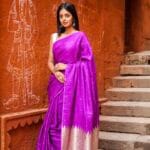 PURE BANARASI MOONGA TUSSAR SILK SAREE