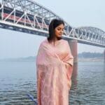 "RAJGHAAT" HANDWOVEN MOONGA SILK BANARASI SAREE