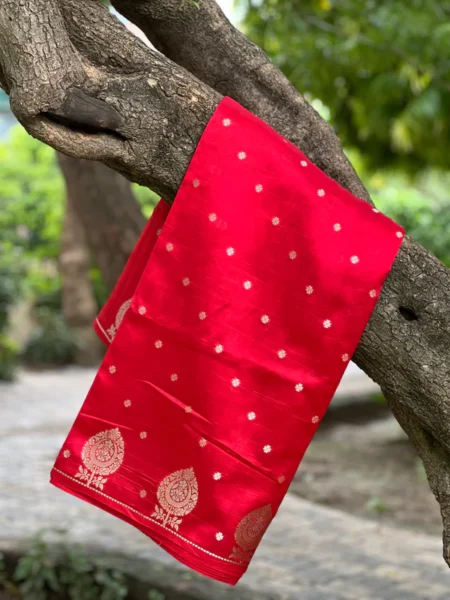 PURE BANARASI MANGO SILK SAREE