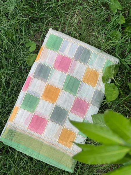 PURE BANARASI ITALIAN MOONGA SILK RANGKAAT SAREE