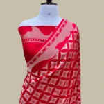 'SUPER RED' PURE MASHRU SILK BANARASI SAREE