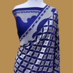 'NAVY BLUE' PURE MASHRU SILK BANARASI SAREE