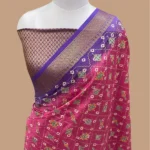 PURE COTTON SILK CHIKANKARI BANDHANI HANDLOOM BANARASI SAREE
