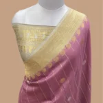 HANDWOVEN TUSSAR SILK BANARASI KADHUA SAREE