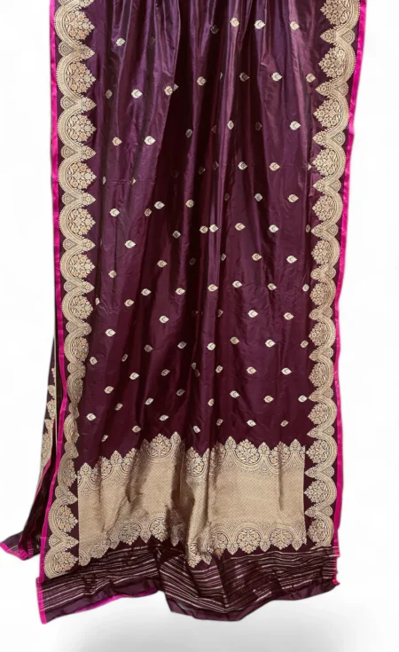HANDWOVEN KATAAN SILK BANARASI KADHUA SAREE