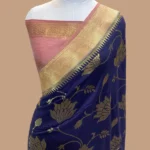 HANDWOVEN MASHRU SILK BANARASI SAREE