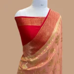 HANDWOVEN MASHRU SILK BANARASI SAREE