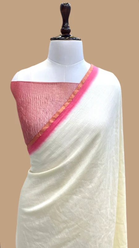 PURE MOONGA SILK HANDLOOM BANARASI SAREE