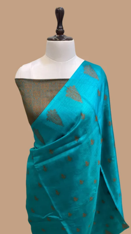 PURE TUSSAR SILK HANDLOOM BANARASI SAREE