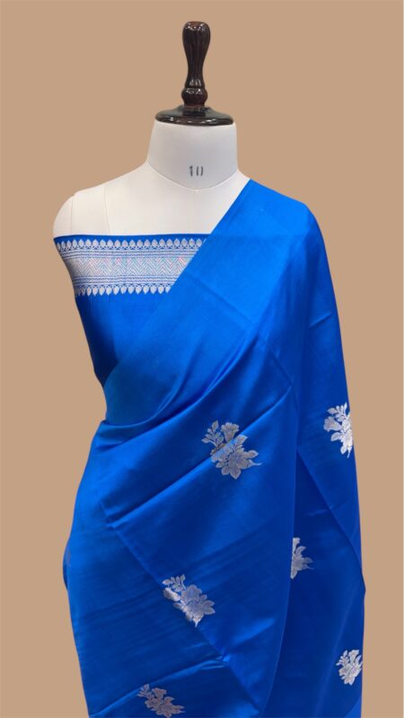 Pure mango silk handloom banarasi saree