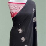 Pure khaddi georgette handloom banarasi saree