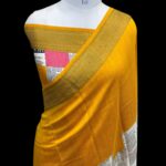 Newyork times pure italiyan moonga silk handloom banarasi saree