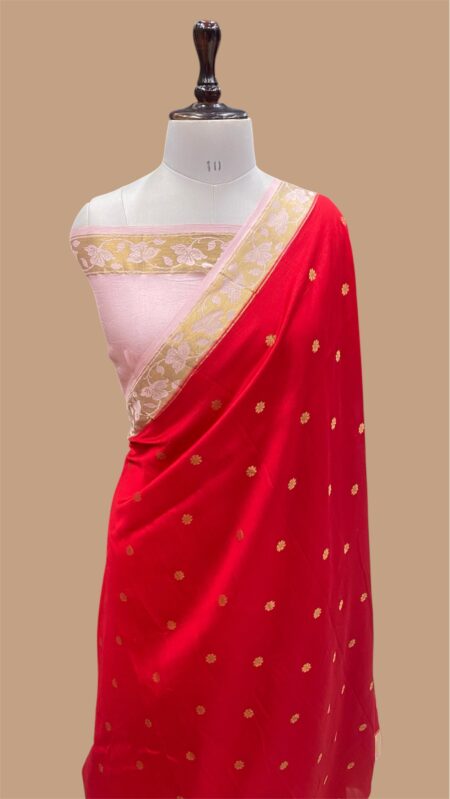 Pure kataan silk handloom banarasi saree