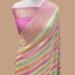 Pure moonga silk rangkaat handloom banarasi saree