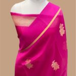 Pure kora silk handloom banarasi saree