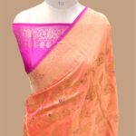 Pure kataan silk handloom kadhua banarasi jangla saree