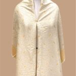 Pure moonga silk handloom silver gold banarasi dupatta
