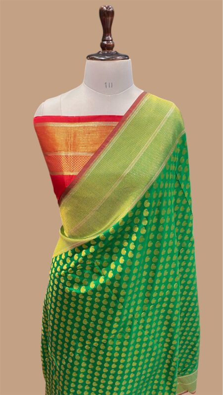 Pure kataan silk handloom banarasi saree