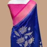 Pure mango silk handloom banarasi saree