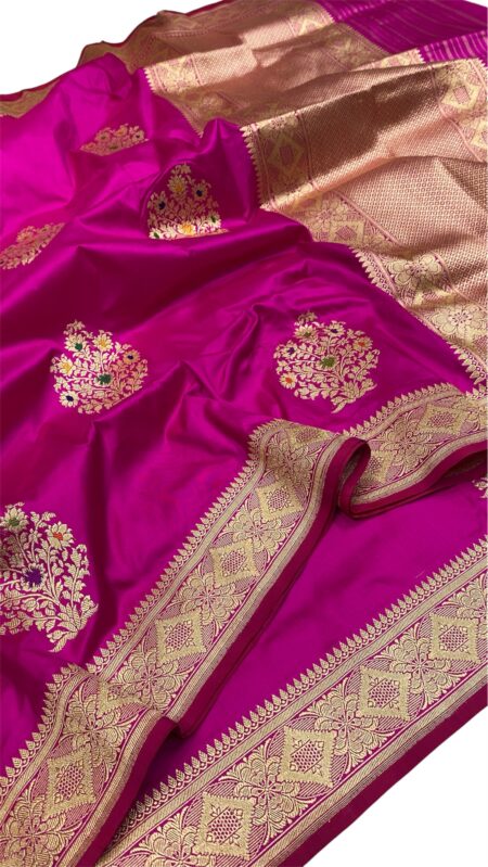 Pure kataan silk handloom banarasi saree